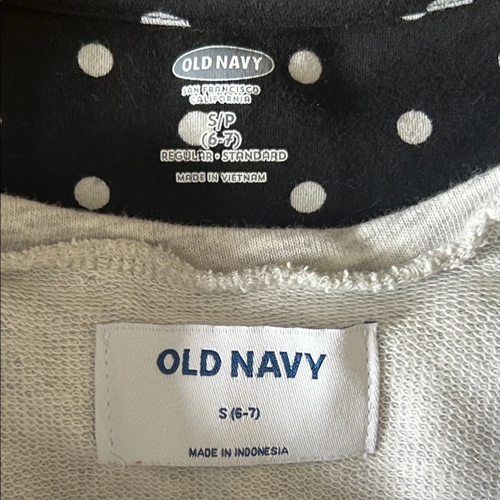 Old Navy Stylish Black and Gray Kids Dresses Set size Small 6-7